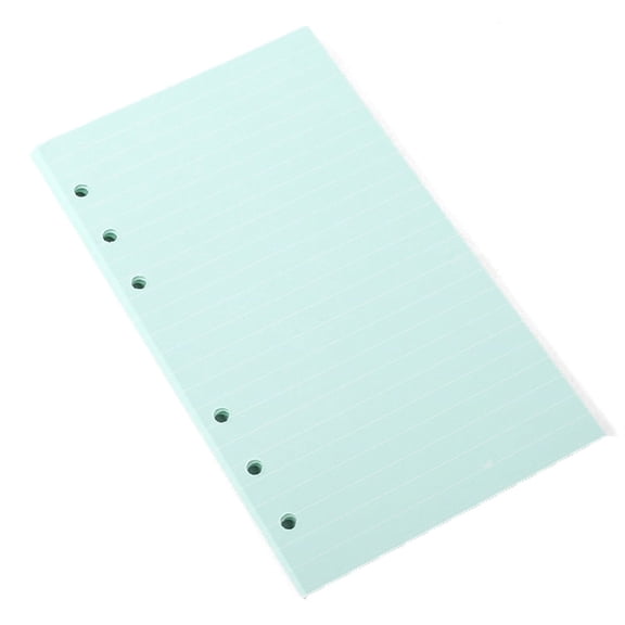 SLUOHZXI 40 Sheets A5 & A6 Refill Filler Paper, 6-Hole Punch Loose Leaf Refill Inserts for 6 Ring Binder Notebooks, Portable Loose Notebook Inner Pages
