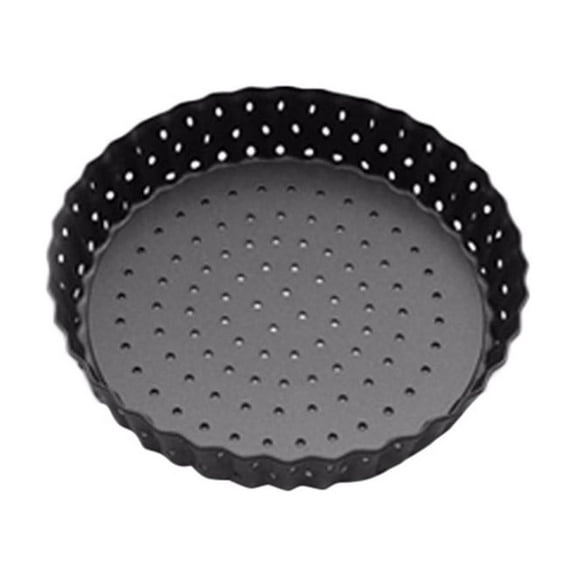 SLUOHZXI 5.5 Inch Pizza Pan with Holes, Nonstick Pizza Tray for Oven, Round Perforated Carbon Steel Pizza Baking Pans Pizza Bakeware for Home Restaurant Kitchen Baking