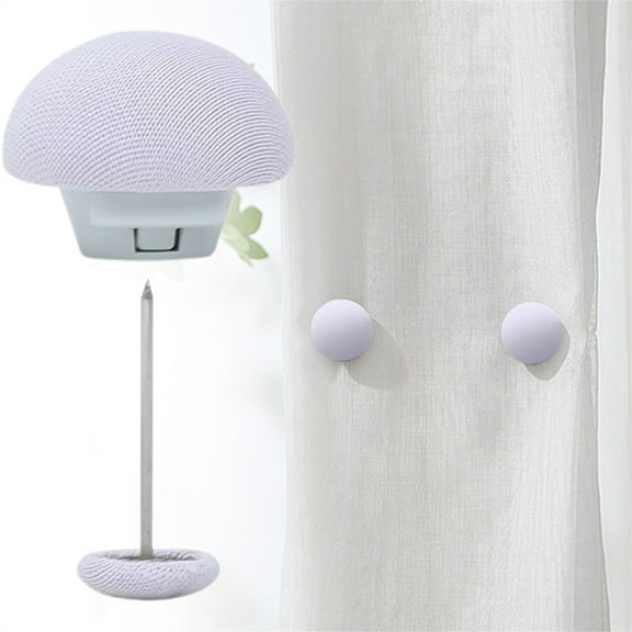 SLUOHZXI 8PCS Duvet Pin Duvet Clips, Mushroom Quilt Holder, Non-Slip Quilt Fixator Sheet Fasteners with One-Key Unlock for Quilt, Cushions, Curtains Gray