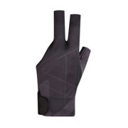 SLUOHZXI Billiard Pool Gloves for Left Hand 3 Finger, Snooker Cue Sport Glove Popular Sizes for Men & Women