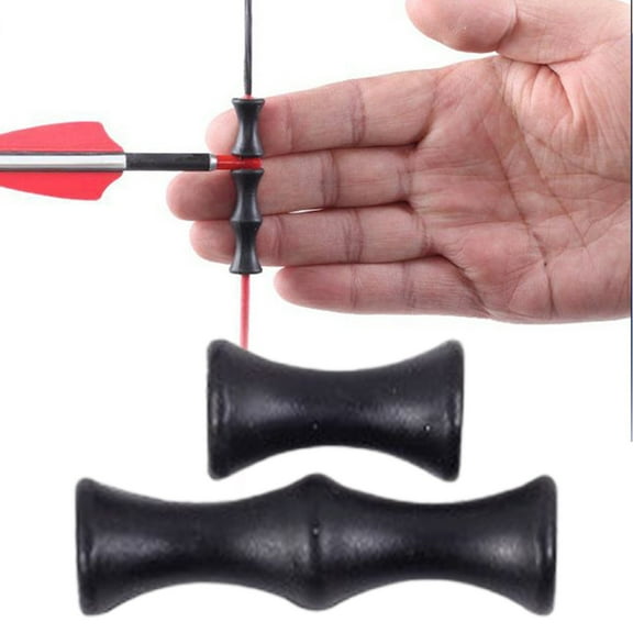 SLUOHZXI Bow String Finger Savers Archery Recurve Bow Finger Guard String Fingers Roller Rubber