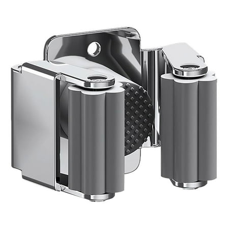 SLUOHZXI Broom Holder Wall Mount, 1PCS Broom Hanger Wall Mount, Stainless Steel Heavy Duty Mop Holder Broom Mop Hanger Wall , Garden Outdoor Tool Organizer Rack Broom Hanger (Silver)