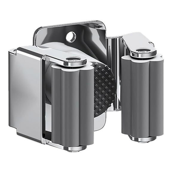 SLUOHZXI Broom Holder Wall Mount, 1PCS Broom Hanger Wall Mount, Stainless Steel Heavy Duty Mop Holder Broom Mop Hanger Wall , Garden Outdoor Tool Organizer Rack Broom Hanger (Silver)