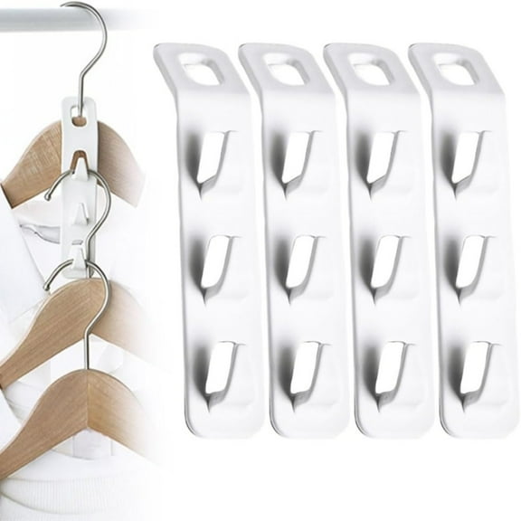 SLUOHZXI Cascading Clothes Hanger Hooks,Space Saving Series Multi-Function Multi-Layer Cabinet Clothes Connection Folding Storage Clothes Rack Hanger Household