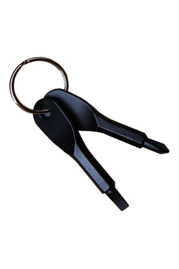 Christmas Gifts for Men Pocket Keychain Screwdriver, Stocking Stuffers for Men,Phillips Flathead Screwdriver, Gifts for Adults,Cool Gadgets for Him,Husband,Dad (Black)
