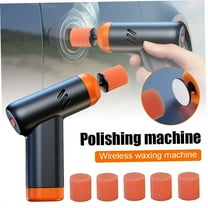 SLUOHZXI Cordless Car Buffer Polisher,Lithium-ion Rechargeable Battery Powered Brushless Polisher with 2 Variable Speed,Polishing, Waxing