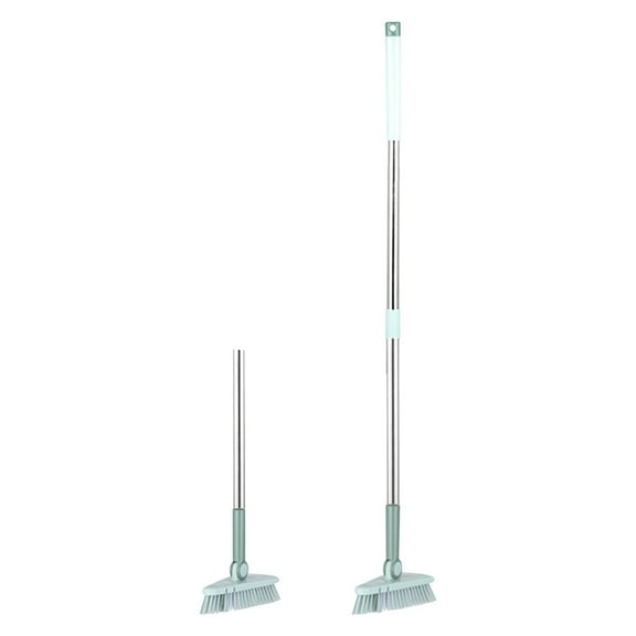 SLUOHZXI Deck Brush with Long Handle - Floor Scrub Brushes for Cleaning Shower, Stiff Bristle Scrubbing Brush, 37" Floor Scrubber Brush for Bathroom, Bathtub, Tub, Tile Floors, Garage and Patio