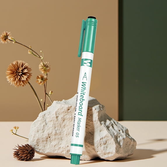 SLUOHZXI Dry Erase Markers – 1Pc Pen with Eraser 0.3mm Tip, Smooth Writing, Drawing,and Lesson Planning