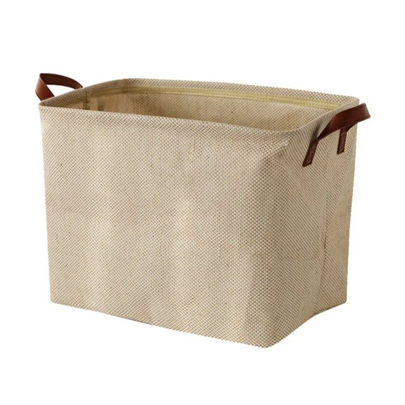 SLUOHZXI Extra Large Fabric Storage Basket - Rectangular Organizer with Handles for Toys, Linens & Clothes