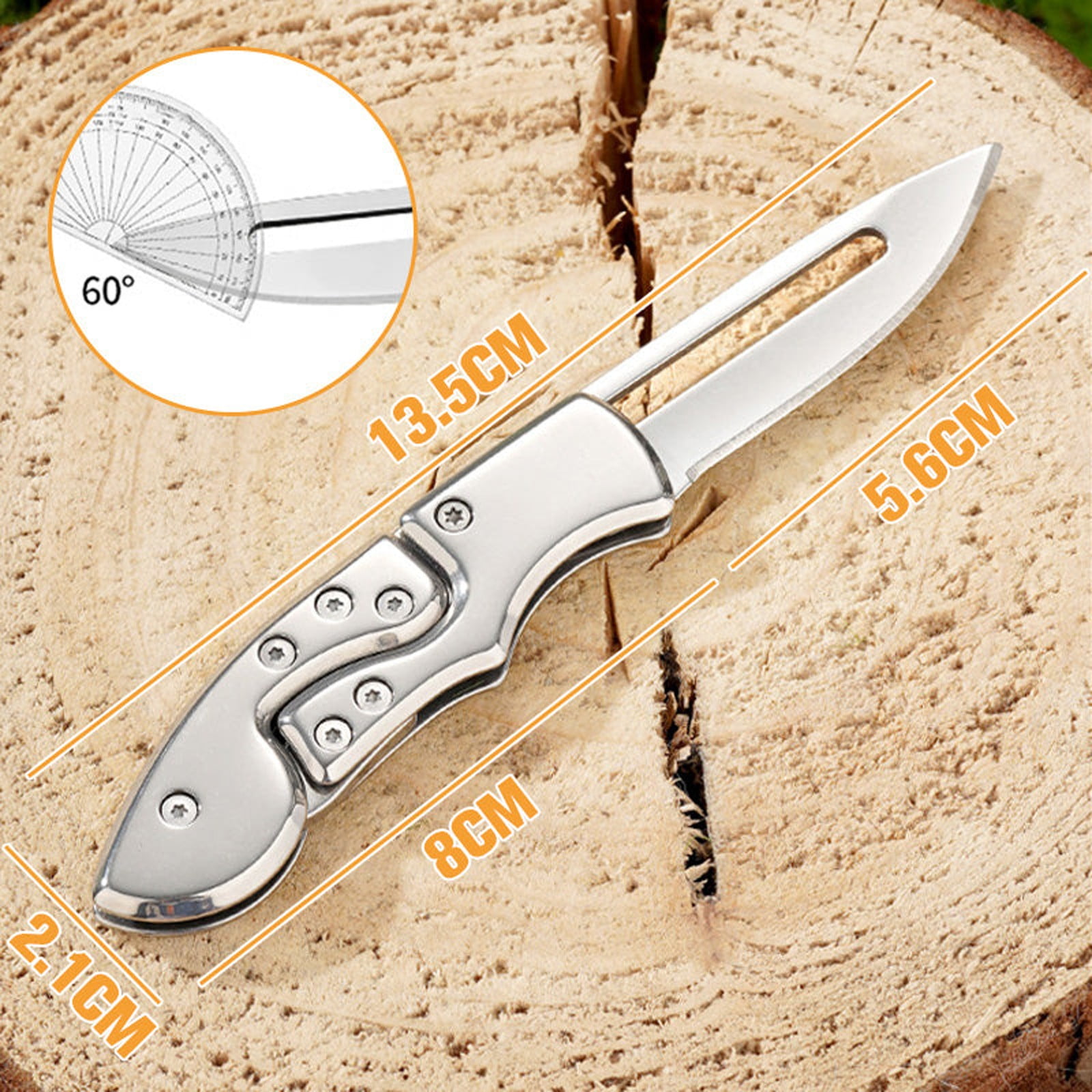 SLUOHZXI Pocket Knife, Folding Knife,Camping Utility, for Outdoors, Hiking, Camping