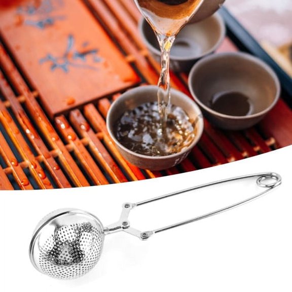 SLUOHZXI Tea Strainers for Loose Tea, 1 Pc Tea Infuser with Handle Fine Mesh Tea Ball Filter Tea Diffusers Steeper for Loose Leaf Tea, Spices, Seasonings