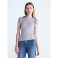 thumbnail image 1 of Scoop Women’s Sleeveless Ruffle Tank Top, Sizes XS-XXL, 1 of 6