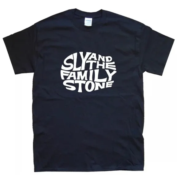 SLY AND THE FAMILY STONE T-SHIRT sizes S M L XL XXL 3 4 XL Black, White