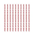 thumbnail image 1 of SLYNSHome 10Pcs Christmas Paper Straws,Biodegradable Disposable Drinking Straws for Christmas Party Supplies New Year and Holiday Party Decor - Red, 1 of 6