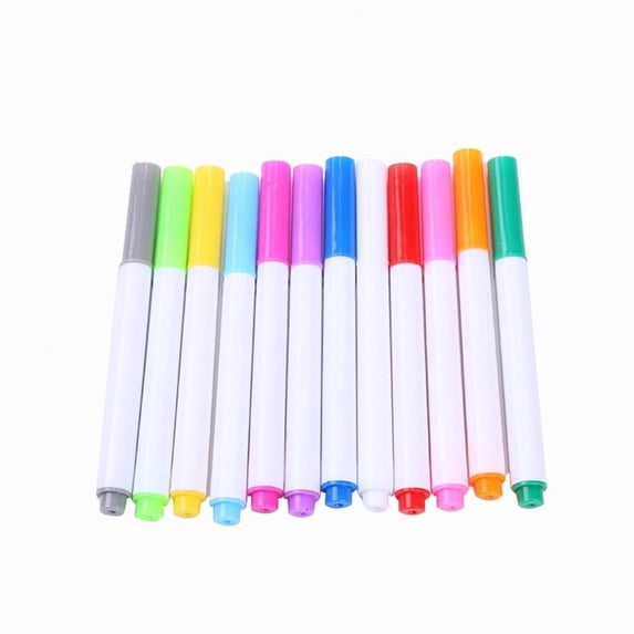 SLYNSHome 12 Color Dustless Chalk Colored Sidewalk Chalk Non-Toxic Washable Chalks Drawing Writing for Outdoor Art Play,Blackboard
