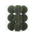 thumbnail image 1 of SLYNSHome 12 PCS Christmas Balls Ornaments Velvet Shatterproof Hanging Plastic Ball Xmas Flocked Ornaments for Christmas Tree Home Party Wreath Decorations - Green, 1 of 7