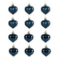 thumbnail image 1 of SLYNSHome 12Pcs Heart Ornaments Heart Baubles for Valentine’s Day Decor Mother's Day Christmas Tree Wedding Anniversary Party Decoration - Blue, 1 of 5