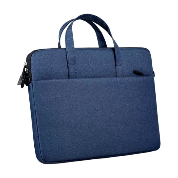 SLYNSHome 14 inch Laptop Shoulder Bag for Men Women Blue Waterproof Computer Carrying Case Messenger Bag with Handle Laptop Briefcase