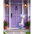 thumbnail image 1 of SLYNSHome 23 Inch Porch Goose Outfit Dress With Sequin Bow, Cute Iridescent Goose Clothing for Cement Statue, Seasonal Yard Front Porch Decoration, No Goose Included, 1 of 5