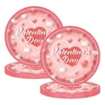 thumbnail image 1 of SLYNSHome 24Pcs Valentine's Day Party Plates Party Supplies 9 inch Pink Valentines Day Party Tableware for Holiday,Picnic,Birthday Party,Bridal Shower, 1 of 6