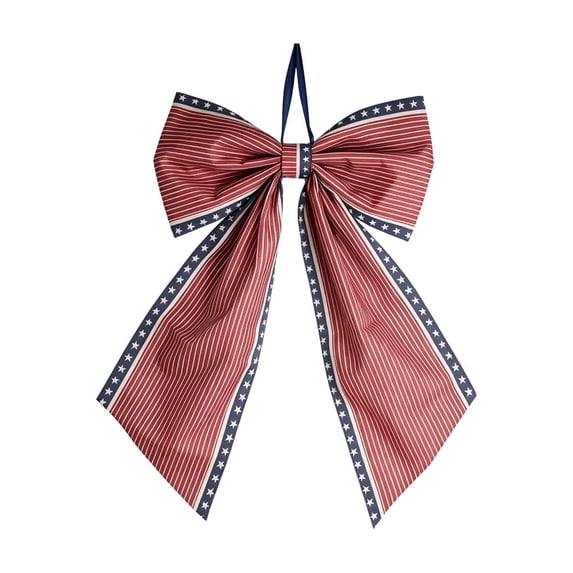 SLYNSHome 250th Anniversary Bows for Front Door American Flag Stars and Stripes Topper Bow for 4th of July Independence Day Indoor Outdoor Decor