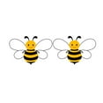 thumbnail image 1 of SLYNSHome 2Pcs Bee Decor Refrigerator Magnets Stickers Cute Bee Magnets for Cars Office Whiteboard Mailbox, 1 of 8