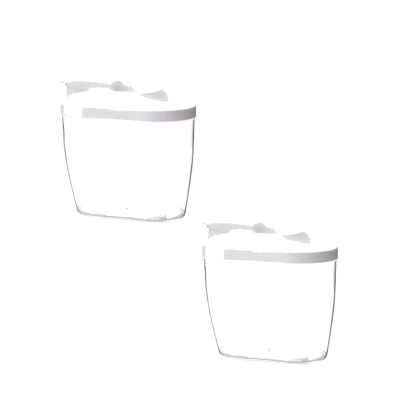 SLYNSHome 2Pcs Cereal Containers Storage,33 oz Airtight Food Storage Containers with Pouring Spout BPA Free Bin for Flour and Grain Coffee