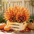 thumbnail image 1 of SLYNSHome 2Pcs Fall Artificial Golden Wheat Grass Bouquet Faux Barley Grain And Malt Stalks, Autumn Harvest Floral Arrangement For Living Room Table Centerpiece Decor, 1 of 9
