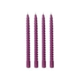 thumbnail image 1 of SLYNSHome 4 Pack Twisted Taper Candles, Unscented Long Thread Candlesticks,Purple Decorative Spiral Candles For Wedding Banquet Dinner Table Holiday Indoor Home Decor, 1 of 5