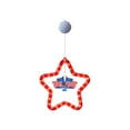 thumbnail image 1 of SLYNSHome 4th of July Decorative Lights Patriotic Window Lights with Suction Cup,Red White and Blue Star Lights for Fourth of July,Memorial Day - Red, 1 of 7