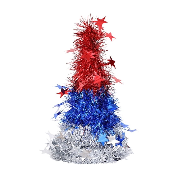 SLYNSHome 4th of July Table Tree Decorations 250th Anniversary USA Independence Day Table Centerpiece Rustic Patriotic Farmhouse Memorial Day Decor