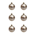 thumbnail image 1 of SLYNSHome 6Pcs Christmas Balls Ornaments Shatterproof Christmas Tree Hanging Ball Decorations for Xmas Tree Wedding Holiday Party Home Decor - Champagne, 1 of 7
