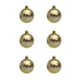 thumbnail image 1 of SLYNSHome 6Pcs Christmas Balls Ornaments Shatterproof Christmas Tree Hanging Ball Decorations for Xmas Tree Wedding Holiday Party Home Decor - Gold, 1 of 7
