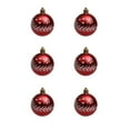 thumbnail image 1 of SLYNSHome 6Pcs Christmas Balls Ornaments Shatterproof Christmas Tree Hanging Ball Decorations for Xmas Tree Wedding Holiday Party Home Decor - Red, 1 of 7