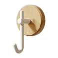 thumbnail image 1 of SLYNSHome Adhesive Hooks Strong Hold Non Marking Wall Hooks for Bathroom Kitchen with Glue Multi-Layer Storage Waterproof Durable - White, 1 of 7