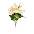 thumbnail image 1 of SLYNSHome Artificial Peonies Flowers Bouquet,Vintage Fake Peonies Silk Flower for Centerpiece Table Wedding Party Home Decor - Beige, 1 of 6