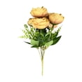 thumbnail image 1 of SLYNSHome Artificial Peonies Flowers Bouquet,Vintage Fake Peonies Silk Flower for Centerpiece Table Wedding Party Home Decor - Yellow, 1 of 6
