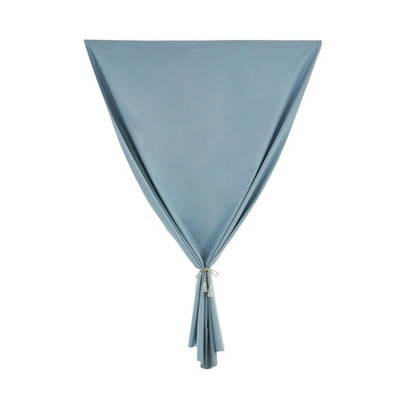 SLYNSHome Autohesion Curtains for Windows,Blue Bedroom Blackout Curtains Thermal Lnsulated No Drill Curtains for Bedroom Kitchen