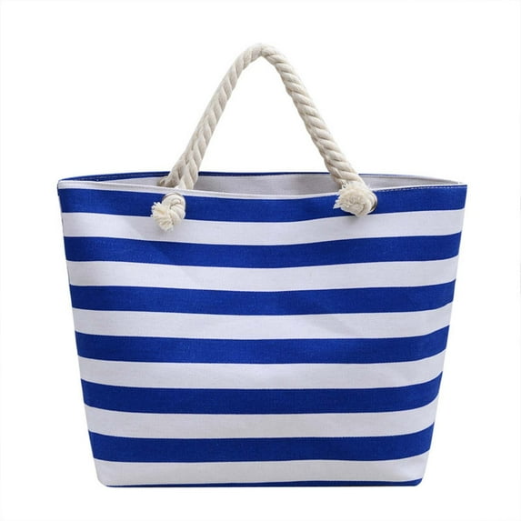 SLYNSHome Beach Bags Insulated Wine Bag Portable Thermal Picnic Camping for Christmas Outdoor Holds 2 Bottles - Blue