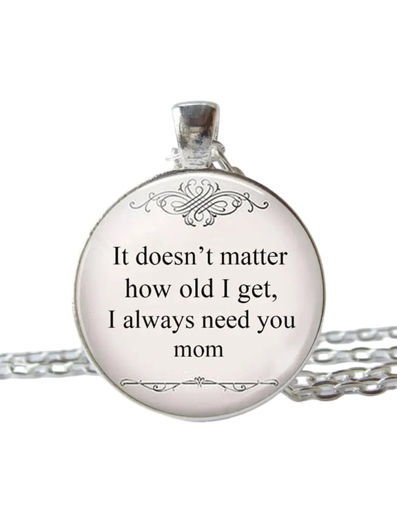 Best Necklaces for Mom Mother Gift,from Daughter Son i Need You Necklace for Mommy Mothers Day Birthday Gifts