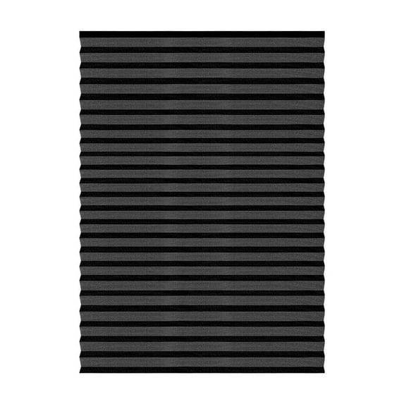 SLYNSHome Blackout Curtains for Bedroom,Self Adhesive Indoor Blackout Blinds No Drilling Portable Roller Window Shades for Living Room Office - 35.4x59 inch - Black