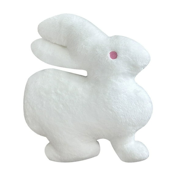 SLYNSHome Bunny Shaped Pillow Easter Decorative Rabbit Throw Pillow for Couch Bed Chair Floor Bunny Pillows Seating Cushions Room Decor
