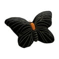 thumbnail image 1 of SLYNSHome Butterflies Shaped Throw Pillow Black Butterfly Throw Cushion for Couch Soft Plush Pillows for Spring Home Farmhouse Bedroom Living Room Decor, 1 of 7