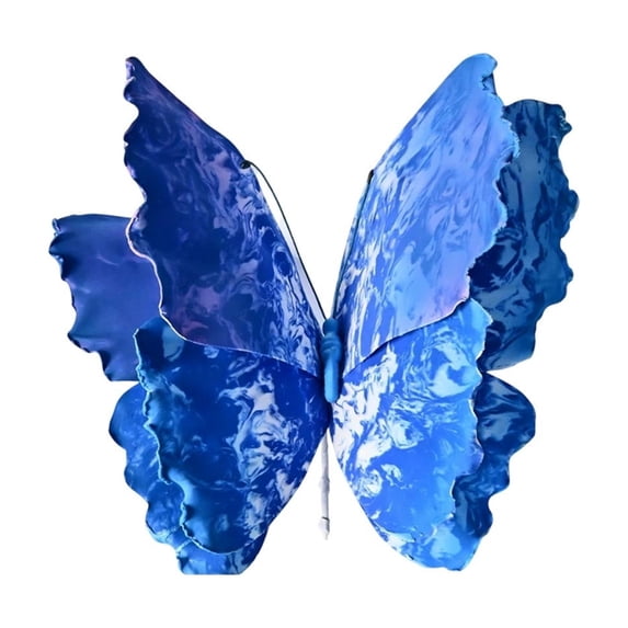 SLYNSHome Butterfly Party Decorations Large Butterflies Birthday Decor Blue Wedding Arch Decoration