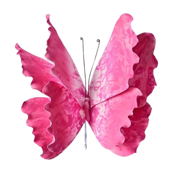 SLYNSHome Butterfly Party Decorations Large Butterflies Birthday Decor Hot Pink Wedding Arch Decoration
