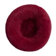 thumbnail image 1 of SLYNSHome Calming Cat Beds for Indoor Cats,Washable Dog Beds Anti Anxiety Round Fluffy Plush Faux Fur Pet Bed - Red, 1 of 2