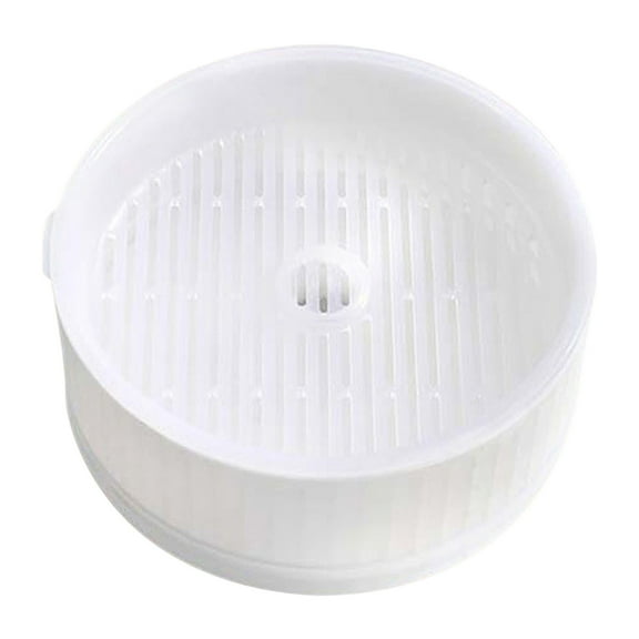 SLYNSHome Cat Grass Planter,Garden Seed Sprouter Tray Cat Grass Growing Kit Wheatgrass Grower with Lid Sprouting for Outdoor Cats Dogs - White