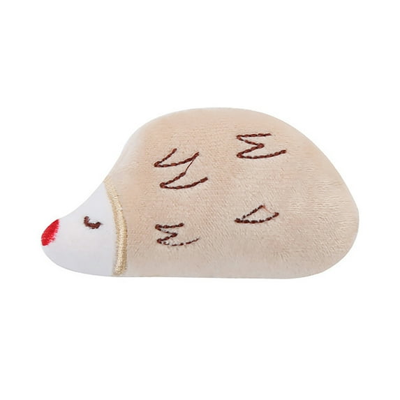 SLYNSHome Cat Toys for Indoor Cats,Crinkle Sound Plush Kitten Chew Toys Soft Interactive Kitten Exercise Kicker Toys for Cat - Hedgehog