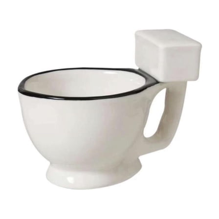 SLYNSHome Ceramic Mug Toilet Shaped Coffee Mug Funny Coffee Cup for Men,Women Birthday Gifts Christmas Gifts Novelty Toilet Bowl Mug