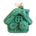 thumbnail image 1 of SLYNSHome Christmas Candle Gifts,Christmas House Shaped Scented Candles Village Aromatherapy Candle for Winter Holiday Party New Year Table Decor - Green, 1 of 7